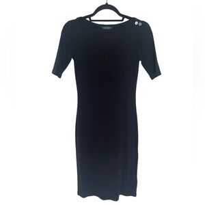 Lauren Ralph Lauren Black Sheath Dress – Size XS – NEW